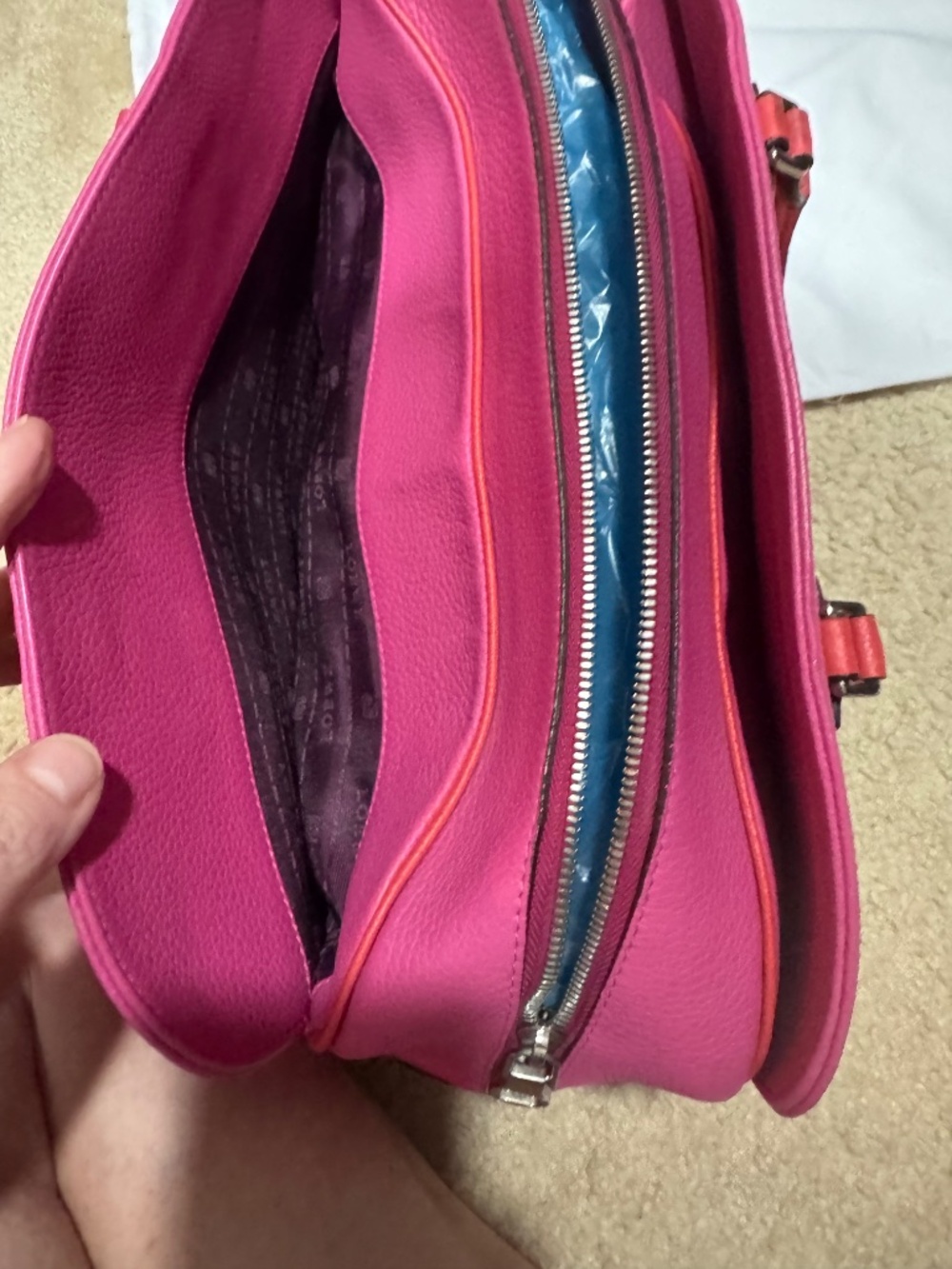 Loewe top handle Anagram Pink - Picture 6 of 9